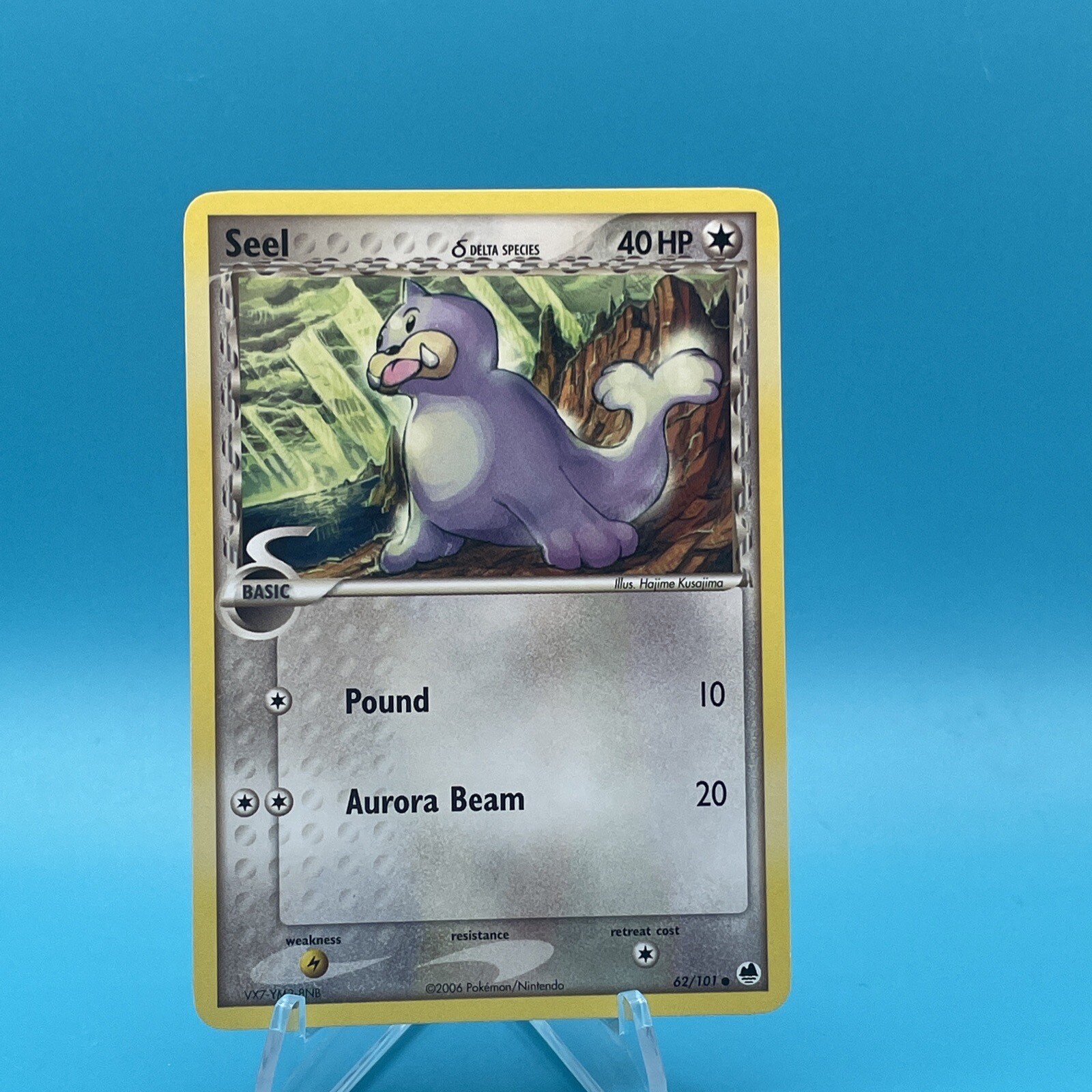 Pokémon TCG Seel (Delta Species) EX Dragon Frontiers 62/101 Regular Common