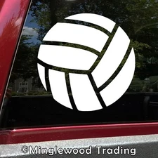 VOLLEYBALL Vinyl Sticker - Indoor Beach Grass Serve Spike V3 Die Cut Decal