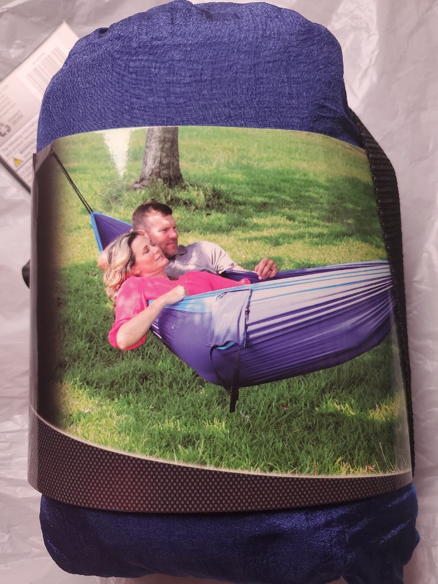 Texsport Rambler Double Travel Hammock Navy Blue / Brilliant Blue