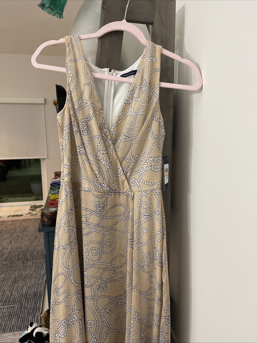 tommy hilfiger chiffon maxi dress Tommy Hilfiger Women's Provincial Floral Chiffon Ruffled Dress