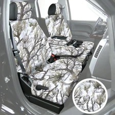 Saddleman 308428-18 TrueTimber 2nd Row MC2 Snow Camo Custom Seat Covers
