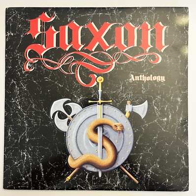 SAXON Anthology (2LP 1988 Castle Communication/Raw LP 038) Made In England