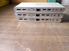 LOT OF 3 Tripp Lite U442-DOCK4-S USB C Docking Station