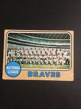 1968 Topps  #221 Atlanta Braves TEAM - CREASE   - 5181