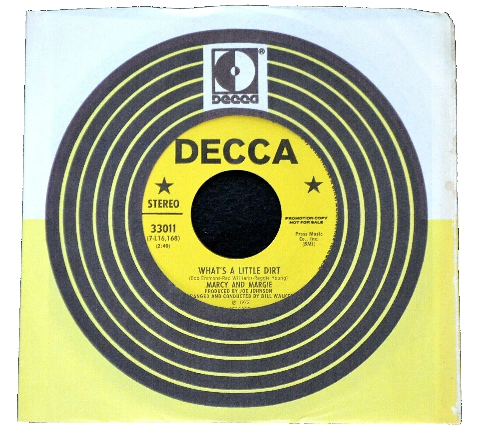 Decca Good Plus (G +) Sleeve Vinyl Records