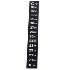 Aquarium Fridge Kitchen Digital Black Thermometer Temperature Sticky Sticker
