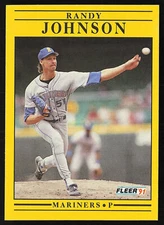 1991 Fleer #455 Randy Johnson