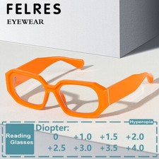 New Men Women Oval Anti Blue Light Reading Glasses Clear Lens Presbyopic Readers