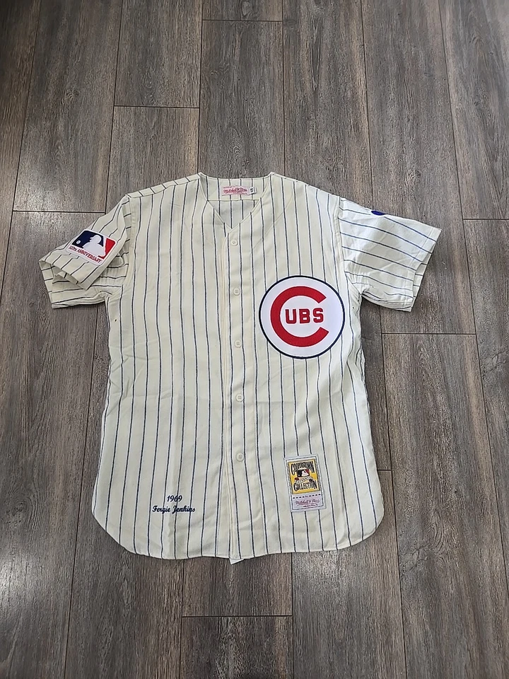 RARE! AUTHENTIC VINTAGE CUBS JERSEY FERGIE JENKINS 40 MEDIUM MITCHELL NESS - Image 2 of 4