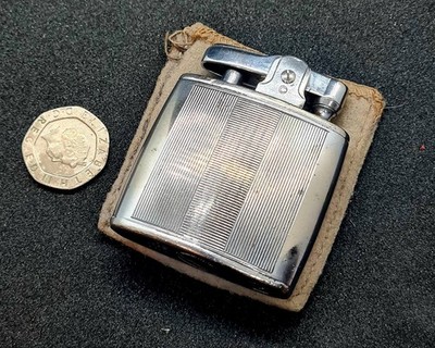 Near Mint RONSON Standard 50er Jahre Benzinfeuerzeug gewartet voll funktionsfähig