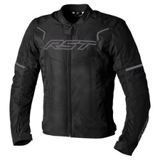RST Pilot Evo Black/Black Urban Sports Touring Waterproof Textile Motorcycle ...
