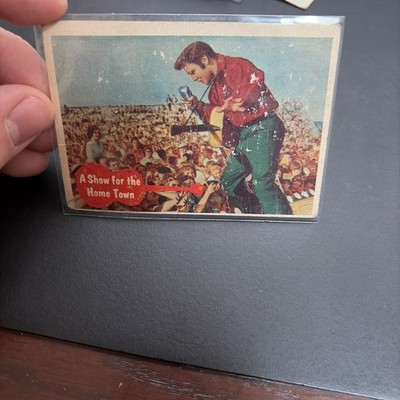 1956 TOPPS ELVIS PRESLEY 33 A SHOW FOR THE HOMETOWN