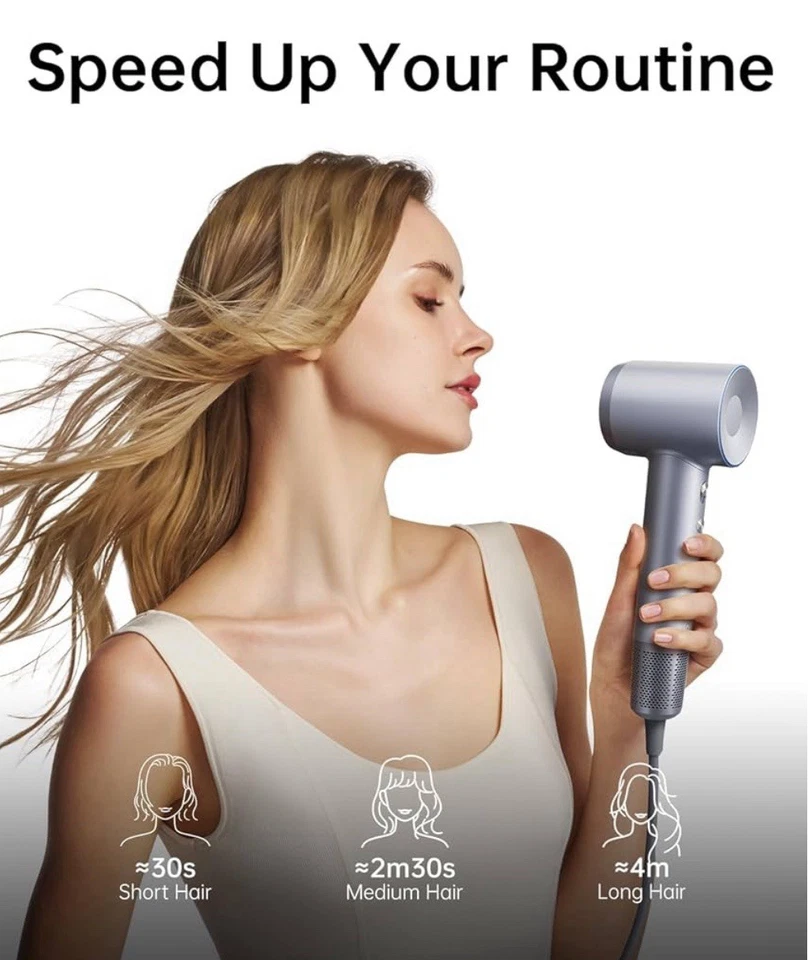 Laifen Swift Secador de Pelo con Difusor, Alta Velocidad 200M Secador Iónico con 110 Foto 2 de 4