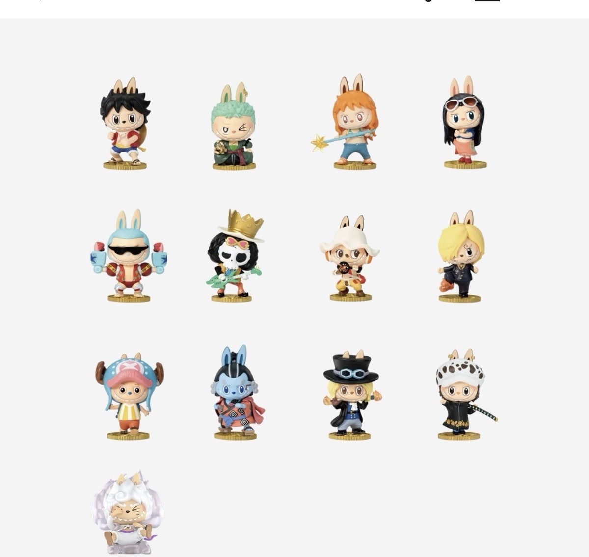 RABUBU × ONE PIECE 12-Figure Complete Box Set | eBay