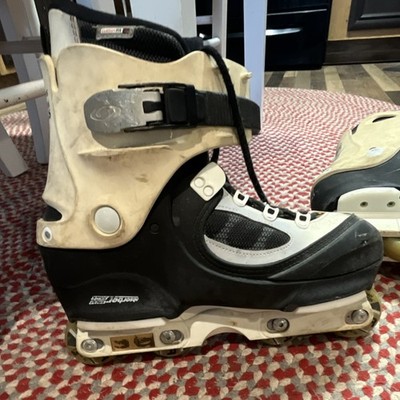 Salomon ST Vinny Minton sz9 roller hockey  Skates Black/White Pair