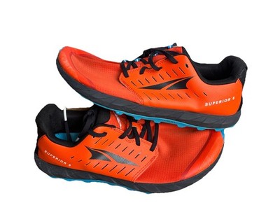 Altra Superior 5 Mens 9.5 Orange Black Trail Running Shoes AL0A546Z800