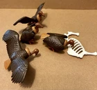 Playmobil Vulture Buzzard Figure From Western Bandit 3748 Vintage 1988 LOT OF 4