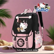 Light Weight Hello Kitty Back Pack Great Christmas Gift! Girls, Women, Sanrio Lg
