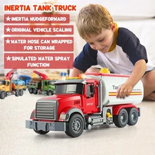 Spring Flower Tank Truck Toy With Lights, Sounds, Adjustable. and sprays water.