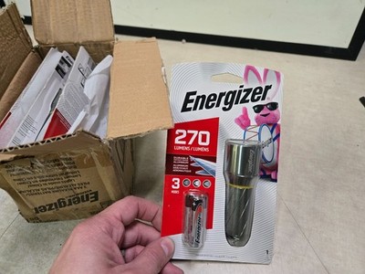 Box of 4 Sealed Energizer EPMHH32E Vision HD w/ 3 AAA Batteries- Silver