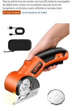 Electric Cardboard Cutter Scissors with LED Light, 2600mAh Rechargeable Battery,
