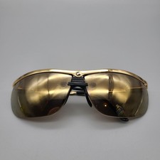Legends by Gargoyles Sunglasses Men's Vintage Style Gold Frame 1980s Gold Lenses