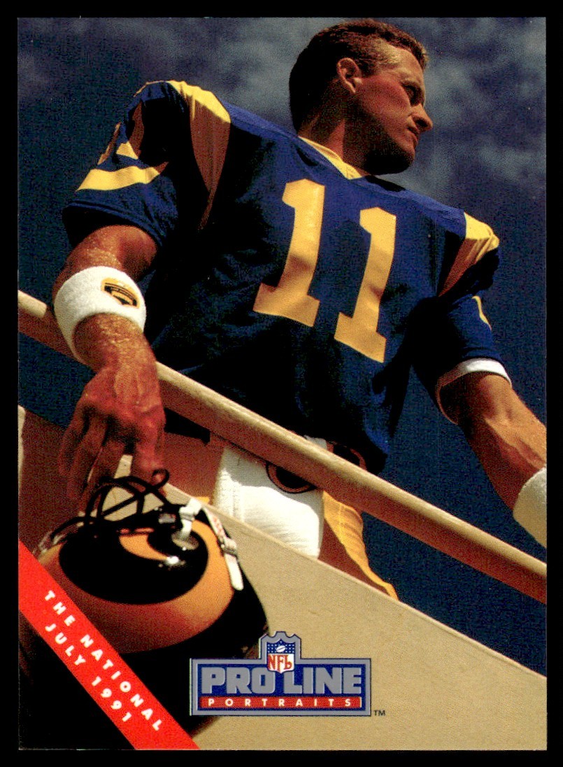1991 PRO LINE PORTRAITS NATIONAL CONVENTION JIM EVERETT LOS ANGELES RAMS #259