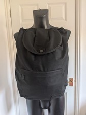 Image of Barbour International Black Cotton Transport Backpack/Rucksack *Brand New*