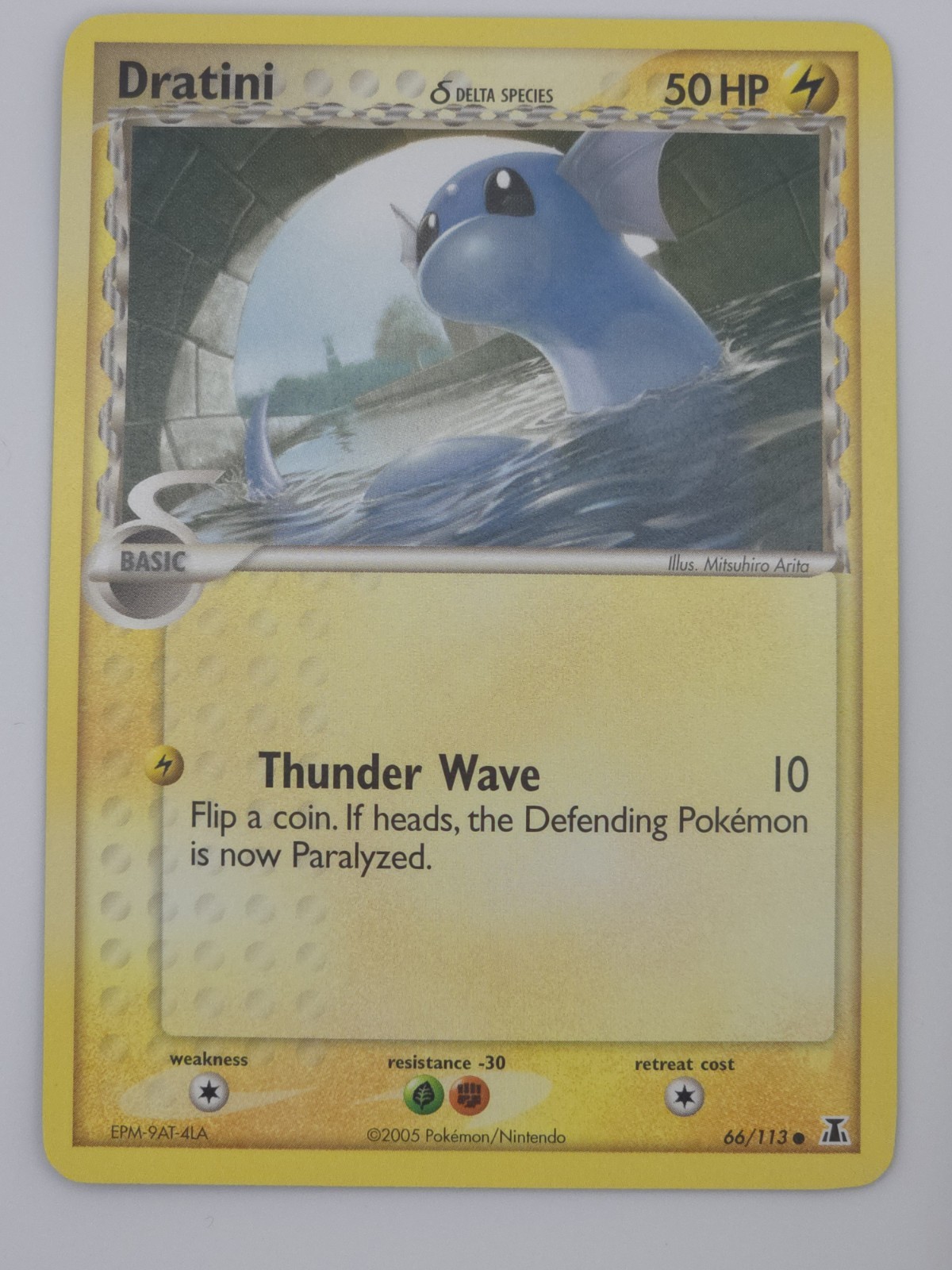 Pokémon TCG Dratini 66/113 EX Delta Species 2005 – Vintage Common Delta NM
