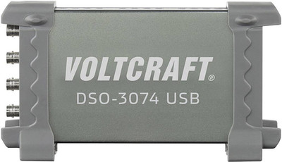 Voltcraft DSO-3074 USB-Oszilloskop USB 70 MHz 4-Kanal 250 MSa/s 16 kpts 8 Bit   