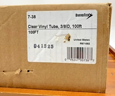 DiversiTech Clear Vinyl Tube 3/8"ID x100' 7-38 AC Fridge Drain Humidifier New