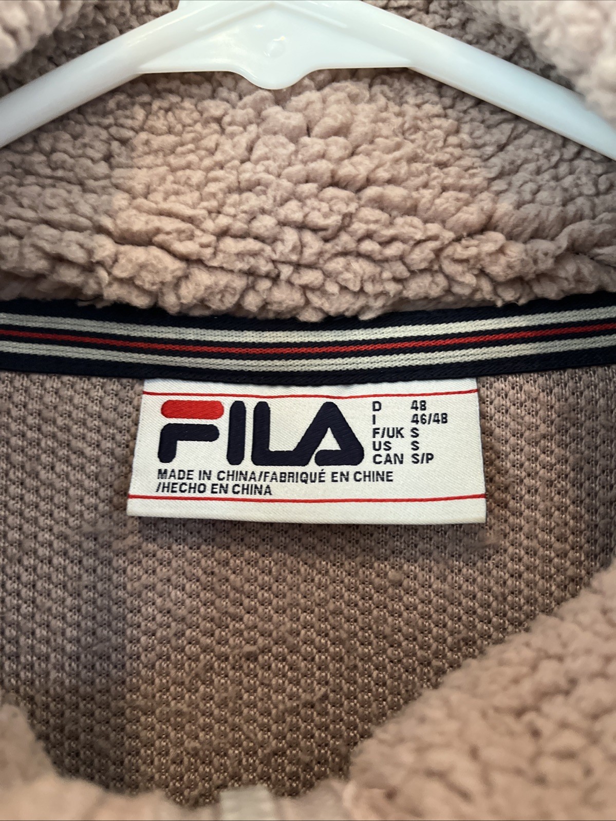 giacca rosa fila zip taglia S