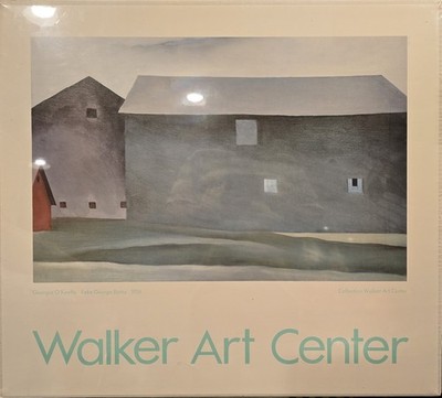 Georgia O'Keeffe Lake George Barns 1926 Print Walker Art Center