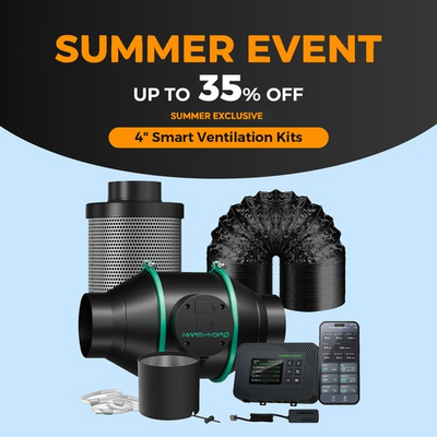 #ad Mars Hydro iControl 4quot; Inline Fan Smart Ventilation Combo for Grow Tent 2026 $122.99