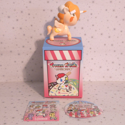 Tokidoki Frozen Treats Unicorno ORANGE CREAMIE 2023 Designer Vinyl Complete 