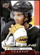 2020-21 Upper Deck #C112 Peyton Krebs UD Canvas Young Guns Rookie F5