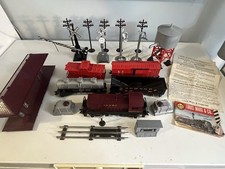 Marx Santa Fe Diesel Switcher Train Set O Gauge With Accessories