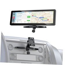 CD Slot Mount for CarPlay Screen 360  Rotation Tool-Free Standard -Black