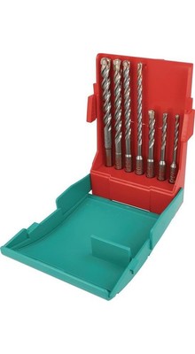 HELLER Hammerbohrersatz Trijet Ultimate 7-teilig SDS-plus Kunststoffbox