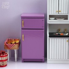 1:12 Scale Dollhouse Miniatures Kitchen Furniture Fridge Refrigerator Freezer
