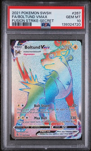 Boltund VMAX graded PSA 10 for sale on eBay
