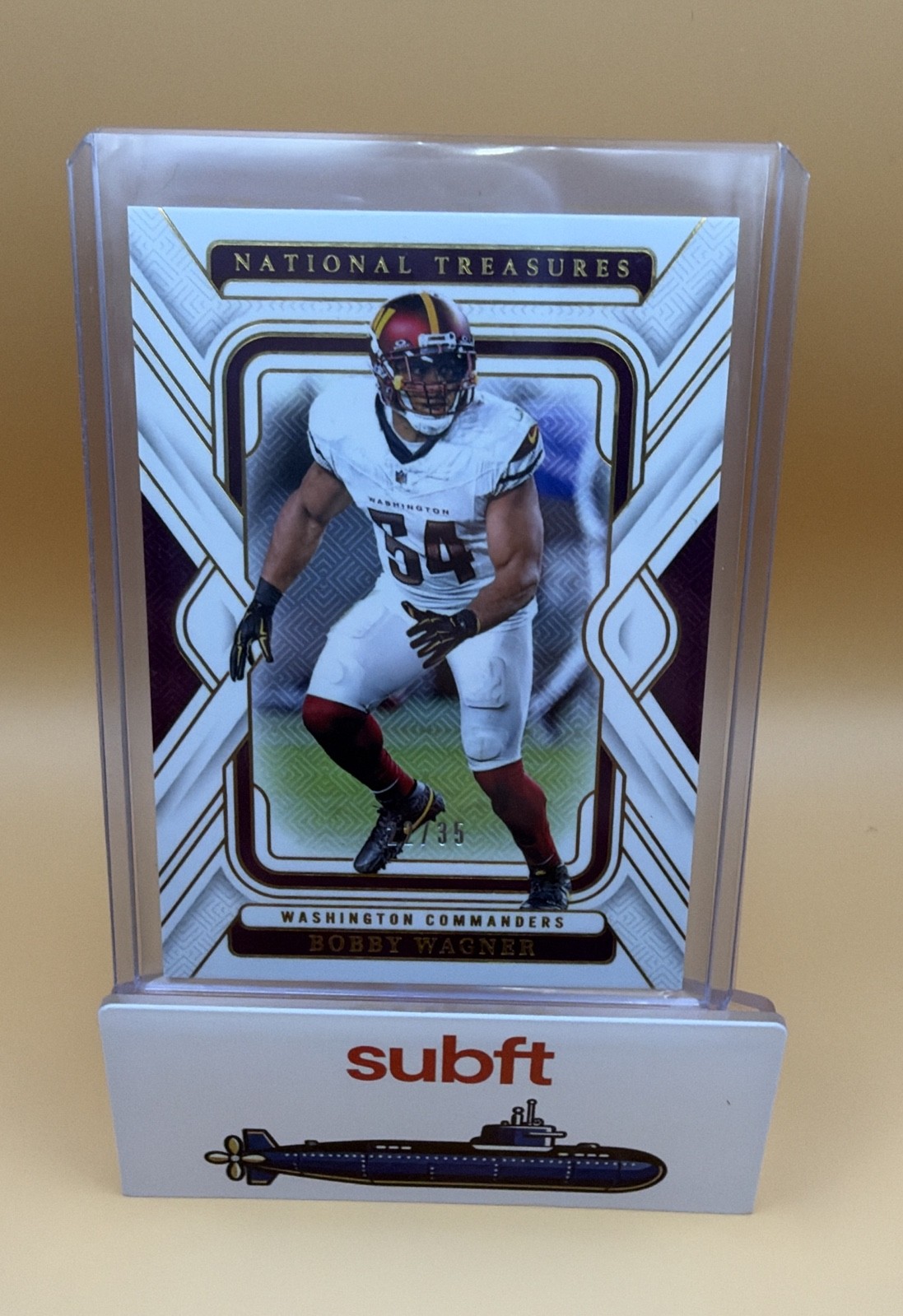 2024 Panini National Treasures - Bobby Wagner #98 Gold /35