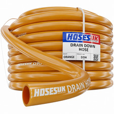 Professional Drain Down Rubber Hose Metres No Kink Plumbing Select Length OraNGE