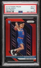 2018-19 Panini Prizm Red Prizm 217/299 Kevin Knox #217 PSA 9 MINT on6