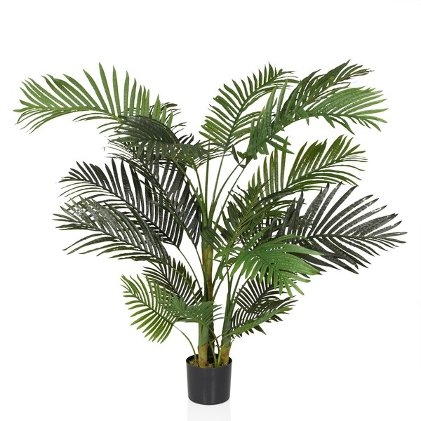Kunstpalme 150 Cm Groß KüNstliche Palme Kunstpflanze Arecapalme Palmenbusch-image