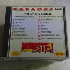 Karaoke Hits of The Beatles CD G 1960s Pop Rock Monster Hits