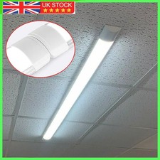 1-10x LED Strip Lights Batten Tube Light Shop Garage Ceiling Lamp Daylights UK
