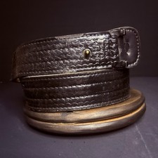 Safariland Duty Belt (Size 34") Waist Black Leather Basket Weave, Model 87