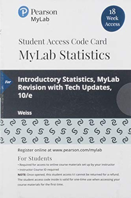 #ad Mylab Statistics With Pearson GOOD $93.12