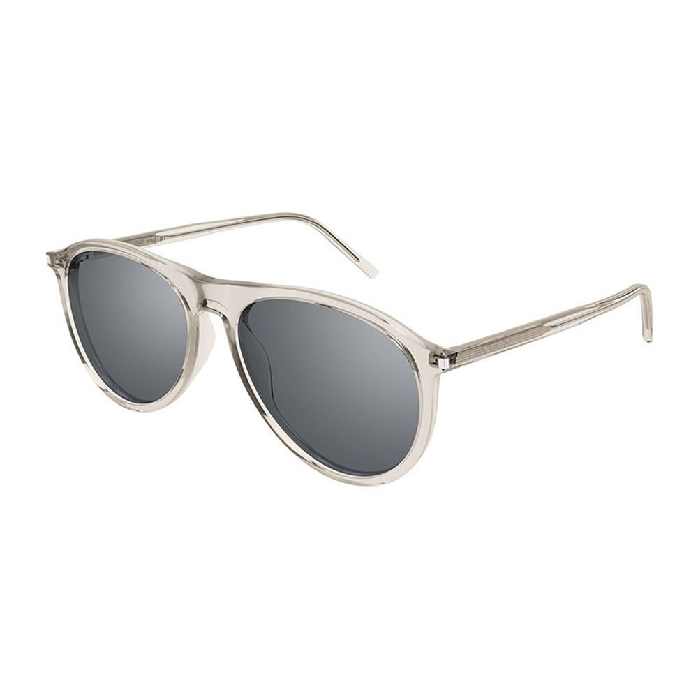 NUOVI OCCHIALI DA SOLE SL667 003 SAINT LAURENT UOMO ROTONDI BEIGE OCCHIALE SL 667 003